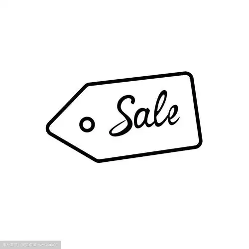 销售折扣横幅,特价价格标志