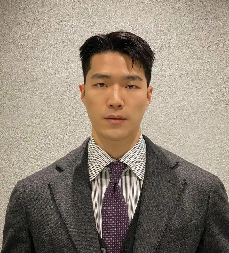 韩国财阀公子发型 男士发型设计 男生韩式发型 小众韩式发型设计 男生