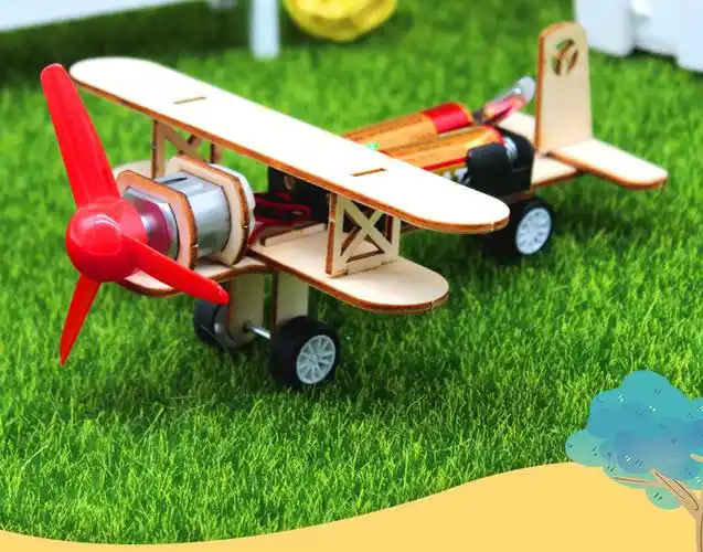 科学小手工螺旋桨飞机儿童小学生科技小制作小实验diy材料包玩具材料