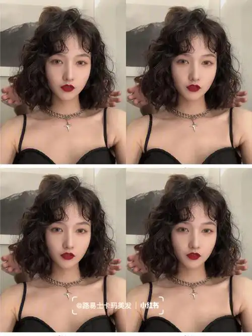 法式蓬烫发蛋卷头尴尬期必烫发型没有之一