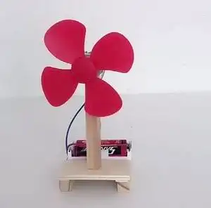 科技小制作创意手工作品高中通用技术材料小发明电风扇学生作业