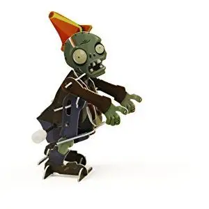 3d动力拼图卡--植物大战僵尸系列 (戴帽僵尸)