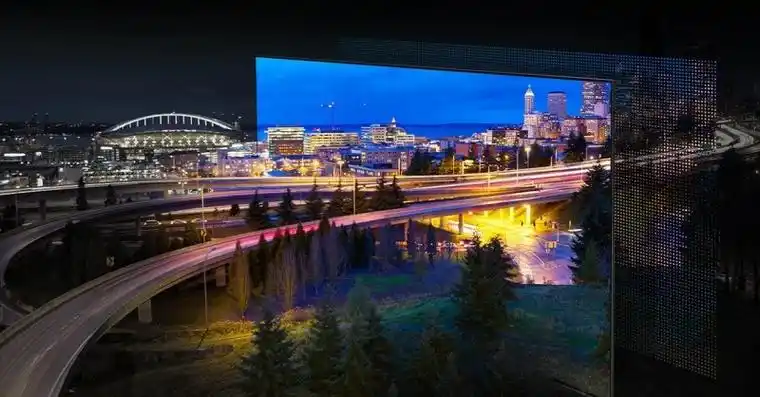 三星oled自发光屏采用像素独立发光技术,像素级精准控光,带来震撼对比