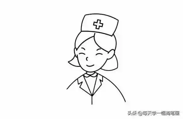 白衣天使怎么画简单又漂亮手把手教你画白衣天使