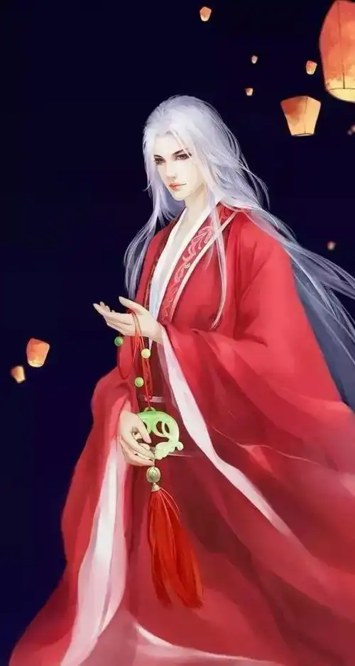 古风美男丶红衣公子