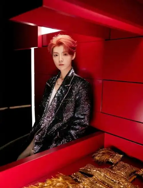 鹿晗赞多梦幻同框 两人穿西装挺拔帅气合影