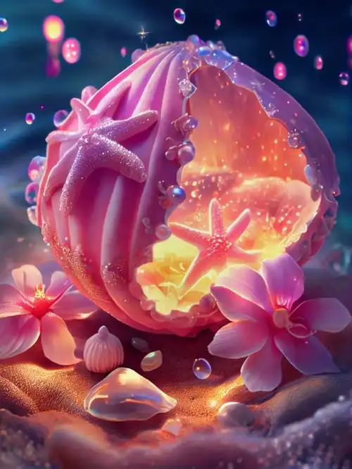 这么美的粉贝壳你会第一个分享给谁