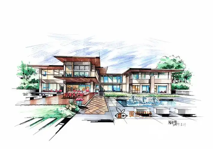 度假村建筑设计——江西农业大学风景园林501复试快题