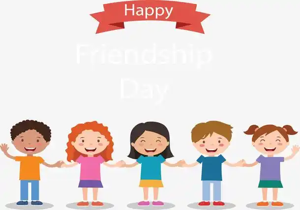 手拉手的可爱好朋友