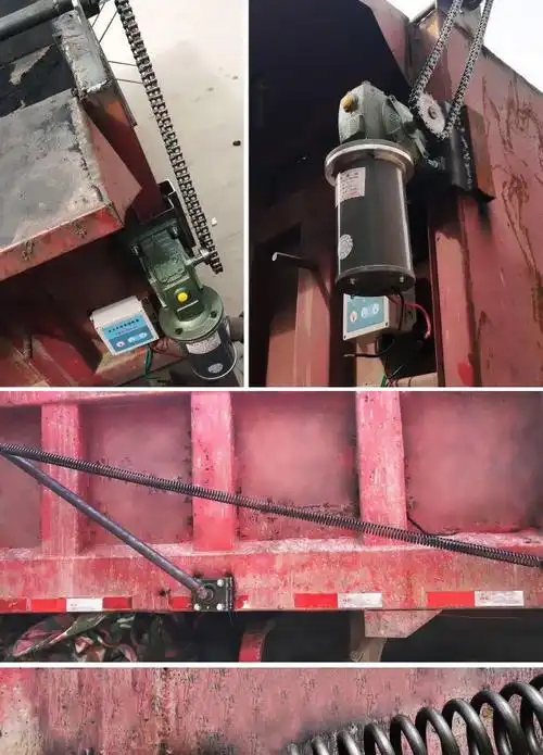 专用于自卸车电动篷布渣土车泥土车自动配件套卷篷货车加盖遥控自动甩