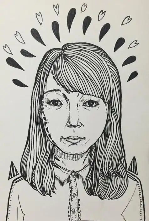 自我画像简笔画自我画像简笔画男孩