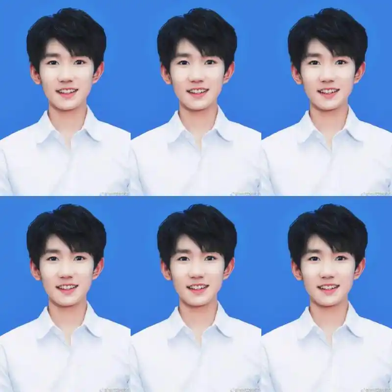 证件照杀手王源到清新帅气活力四射