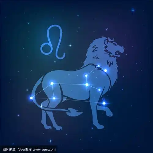 狮子座,标志,暗色,月,图表