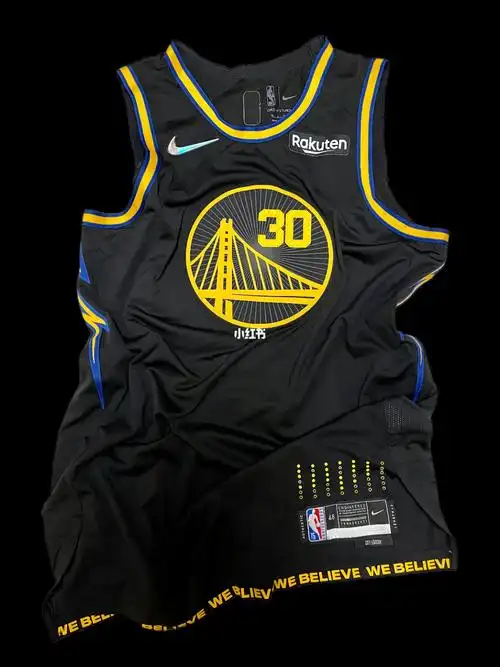 金州勇士库里2122赛季城市版75周年au球衣