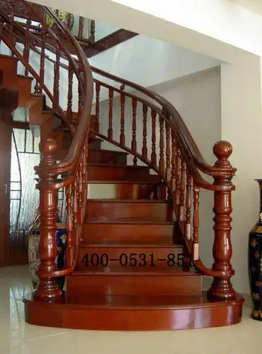 工程木扶手批发,实木楼梯定制电话,济南楼梯厂家-济南刘氏实木楼梯厂