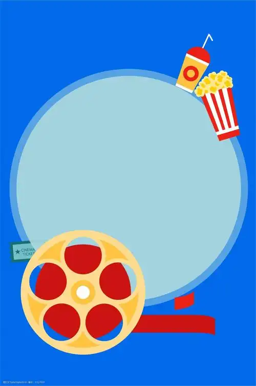 休闲时光电影节背景