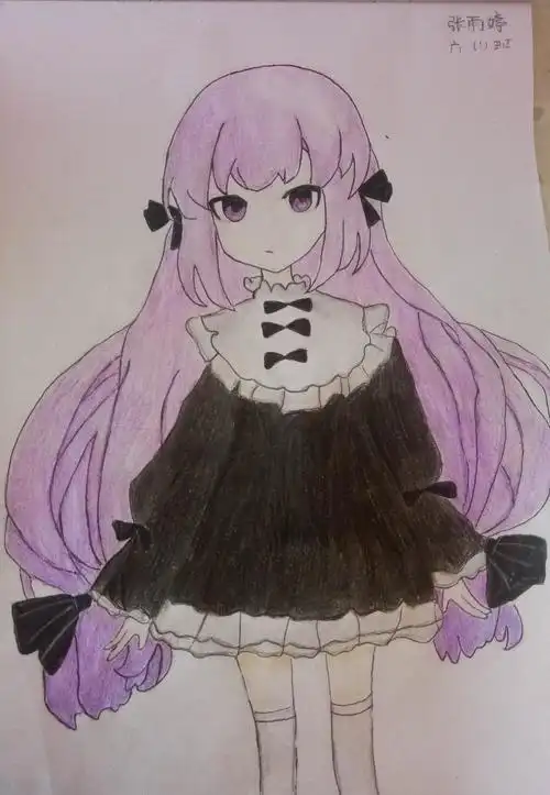 芳子校六年级学生美术作品集