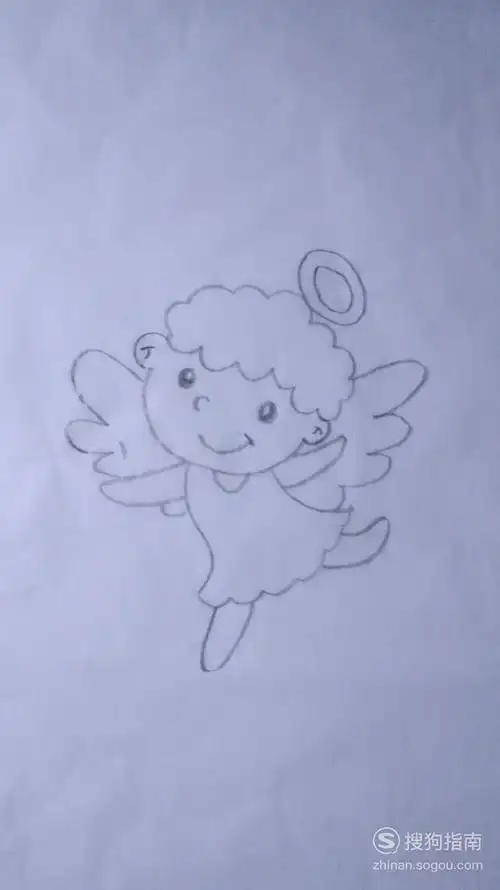 简笔画小天使的画法优质