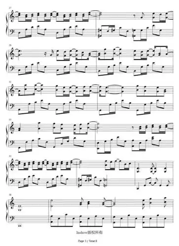 可惜没如果林俊杰演唱钢琴谱