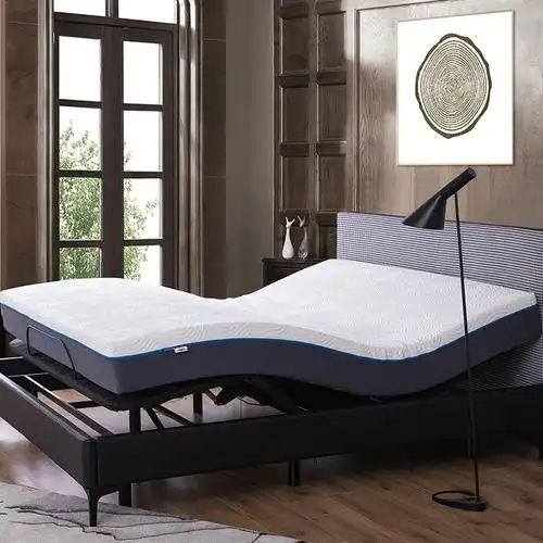 梦洁旗下somus睡魔智能多功能电动升降床架床垫布艺床