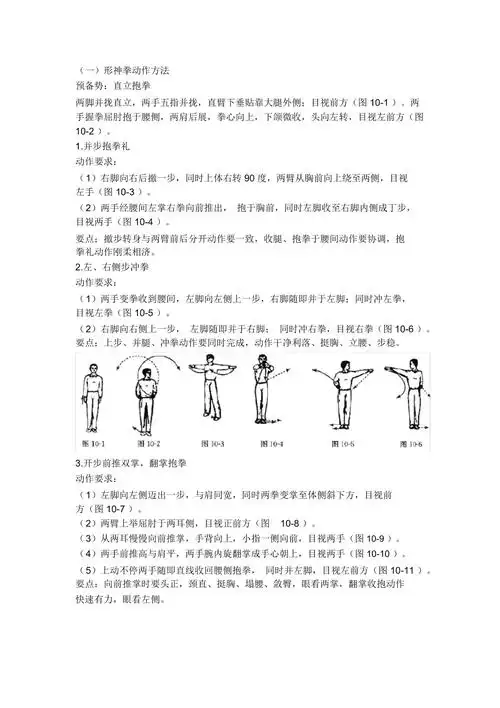 形神拳教学图解