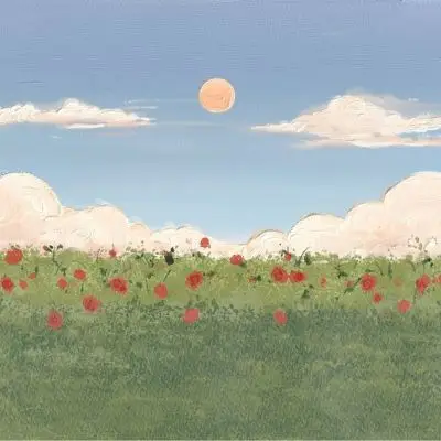 小清新治愈系背景图