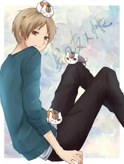 うつせみに恵的夏目贵志插画图片