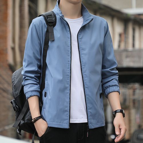 新款男士外套潮牌运动秋装休闲夹克上衣