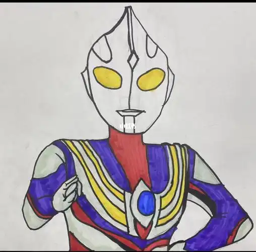 迪迦奥特曼      第一次画迪迦不喜勿喷