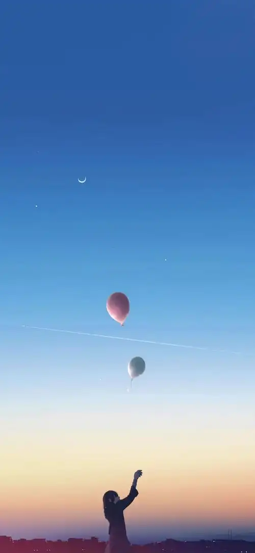 夏日清爽手机壁纸简单的喜欢就够了