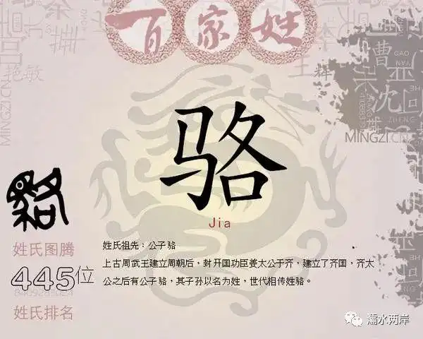 骆忠学|以"骆姓"话姓氏