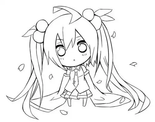 人物手绘线稿 超简单,适合初学者临摹