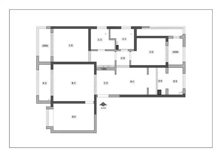 修改的一个150平方户型方案给大家参考下