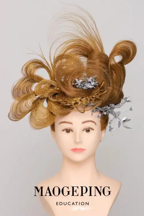 毛戈平学校创意编发大赛作品新鲜出炉