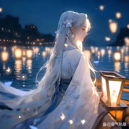 蓝色系的仙气飘飘,大爱!▏古风女生头像