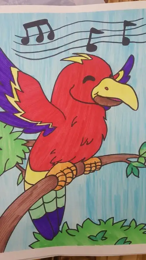 起艺坊儿童美术绘画工作室 ,教师优秀范画