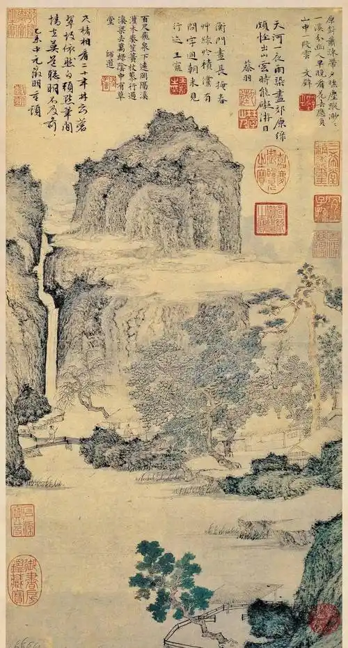 明四家之文征明的高清山水画
