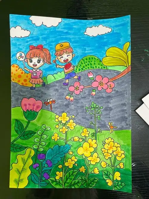 关于春天的绘画