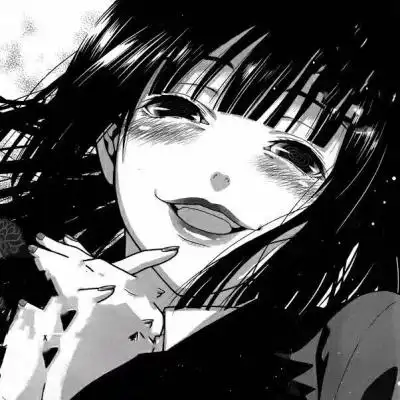 二次元丧系女头/黑白_卡通动漫头像_我要个性网