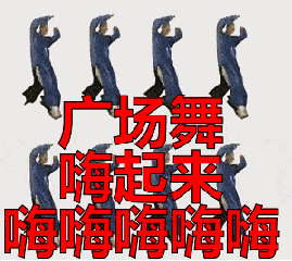嗨起来广场舞手舞足蹈欢乐gif动图_动态图_表情包下载_soogif