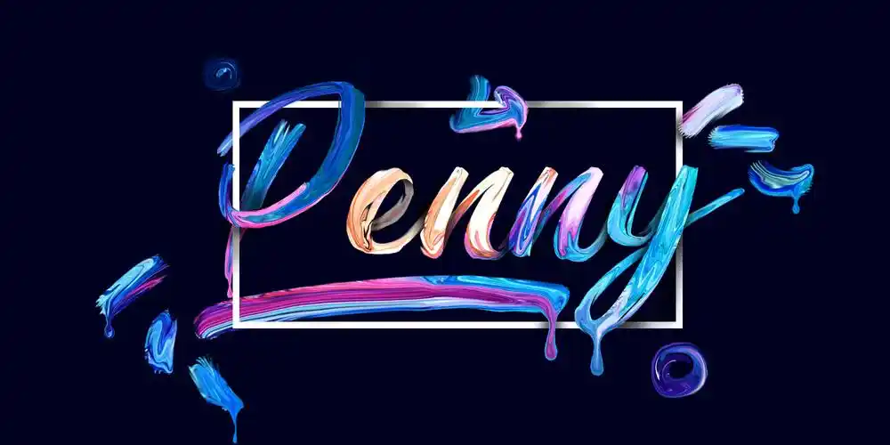 练习素材-油漆字