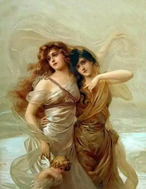 这才是大师,法国画家爱德华·比森画女人油画,丰满而迷人!