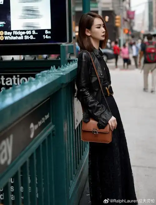 rl星光##拉夫劳伦2024春季时装秀##戚薇现身rl大秀气场全开##rlsp24