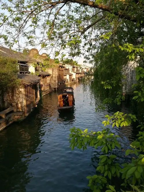 江南美景乌镇西湖断桥游