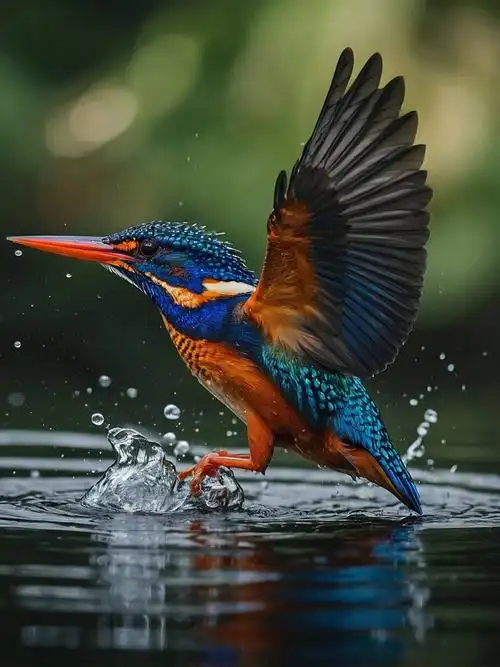 翠鸟图片来啦,简直美到爆炸!