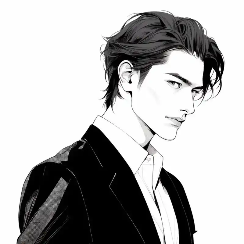 黑白极简男生头像让你突破传统的时尚!