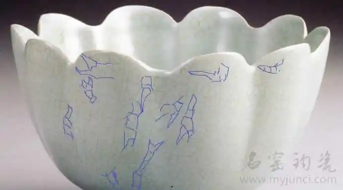 钧瓷纹路之-"蟹爪纹"-图文解析