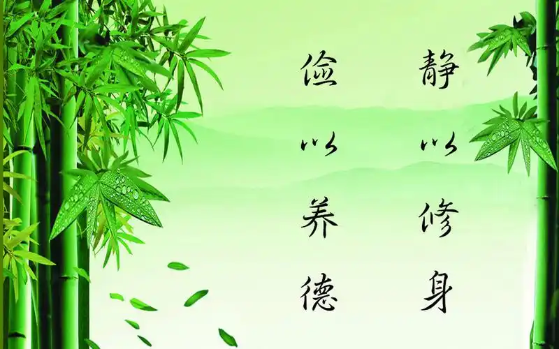 人心不清,心中丽水变浊浆,故心盲.人心不静,心中良田变沙漠,故心荒.