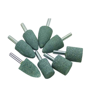 6mm柄绿碳化硅砂轮磨头陶瓷磨头火石仔打磨头合金磨头钨刚磨头尖