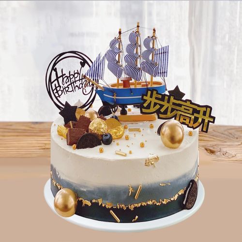 生日蛋糕模型仿真2021新款网红步步高升定制创意橱窗仿真水果